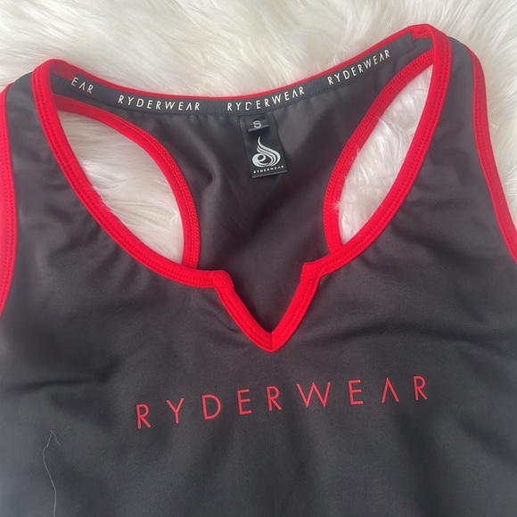RYDERWEAR BSX BLACK RED BODYSUIT - Picture 3 of 5